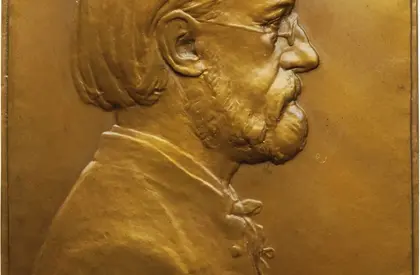 Otakar Španiel, Plakette auf Bedřich Smetana zum 100. Geburtstag, 1924