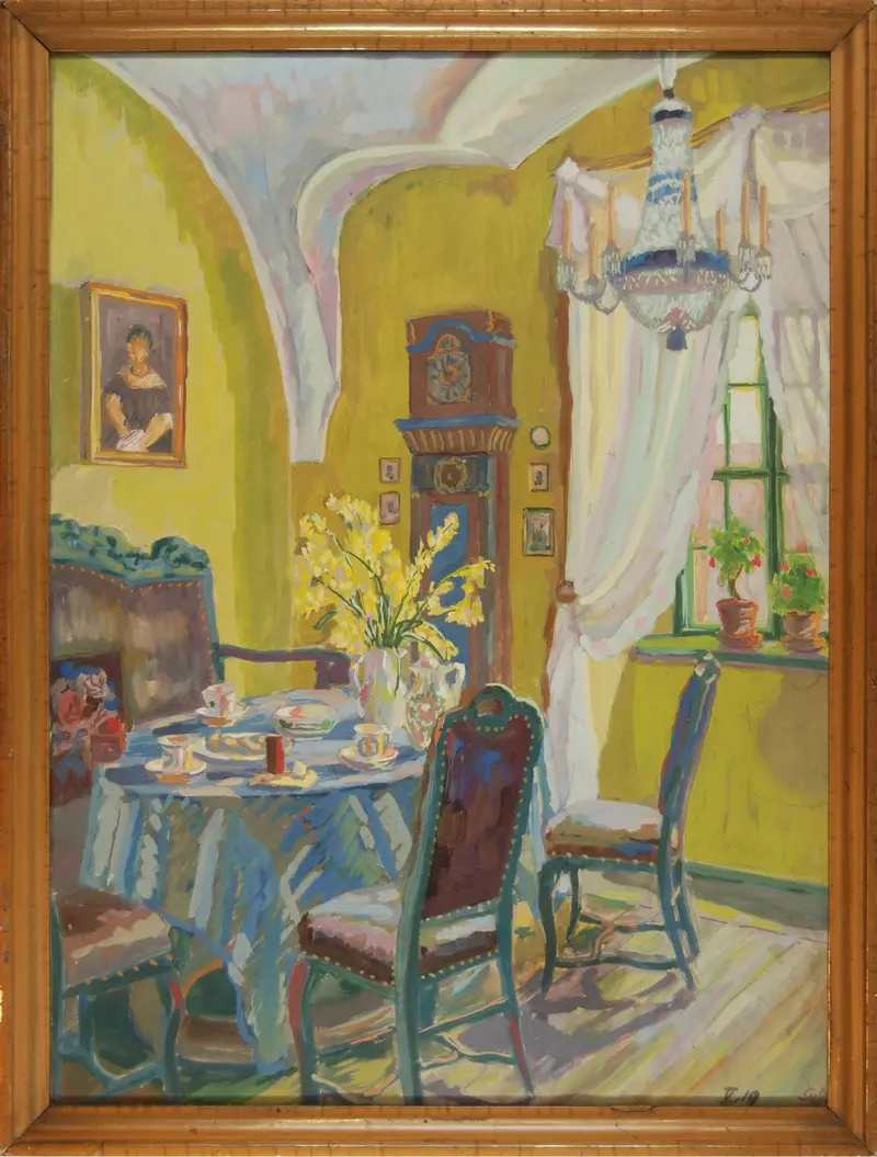 Ansicht von einem Zimmer des Museums für sächsische Volkskunst